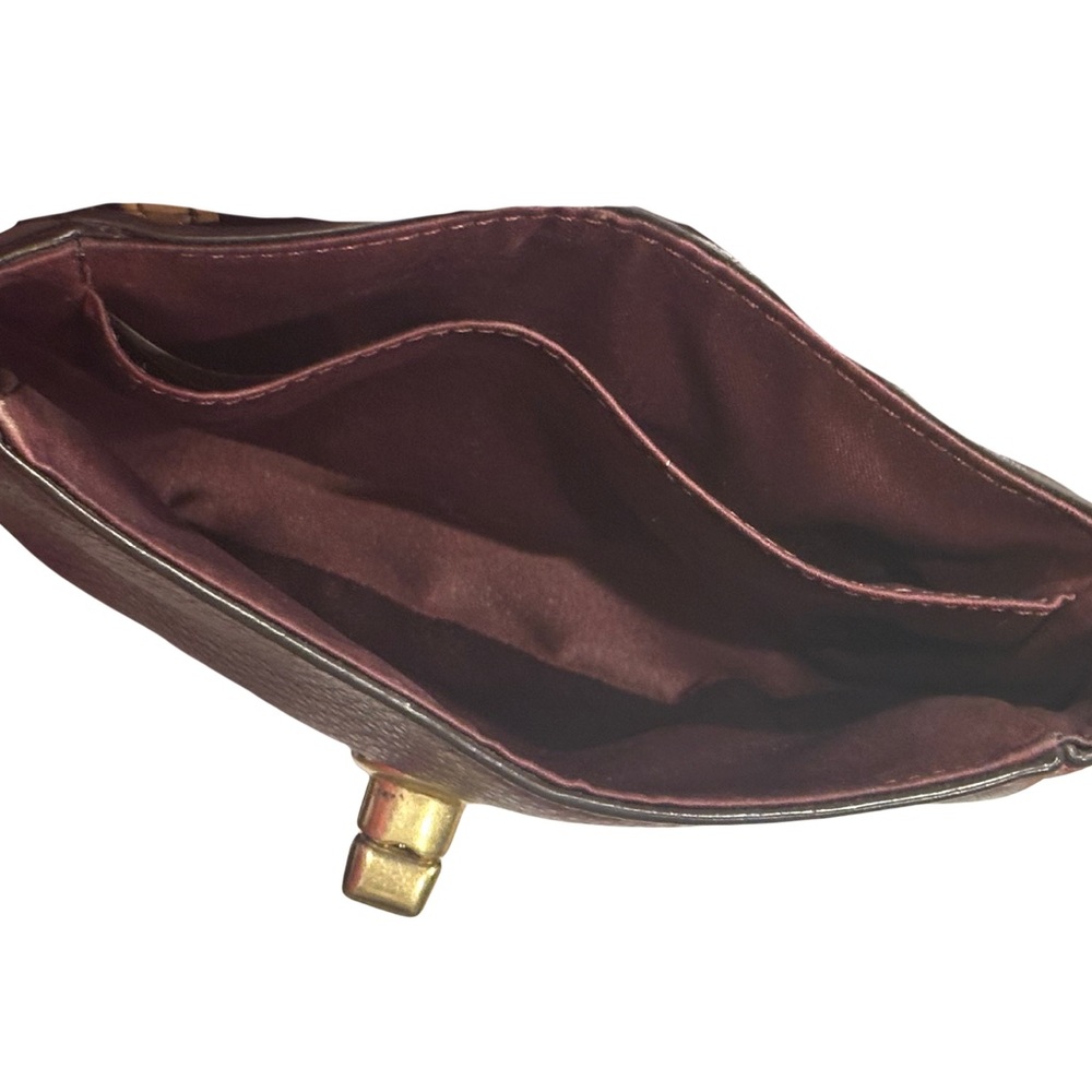 Coach Oxblood Small Leather Crossbody Bag Luxery - Picture 6 of 8